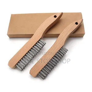 2x Paint Remover Wire Brush Set