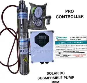 Premier Solar Brushless Screw Pump (400w / 48v)