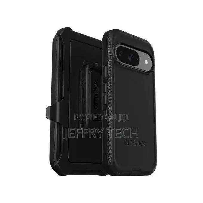 Chisxa Google Pixel 9 Pro Otterbox Defender Black, Rugged Durable