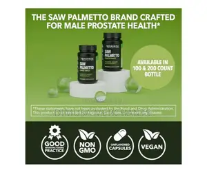 Saw Palmetto-Nighttime Bladder and Prostate Support for Men