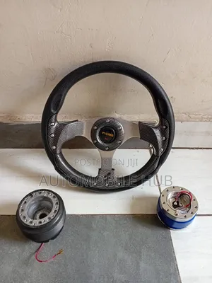 Premium Deep Dish Steering Wheel With Quick Release Hub