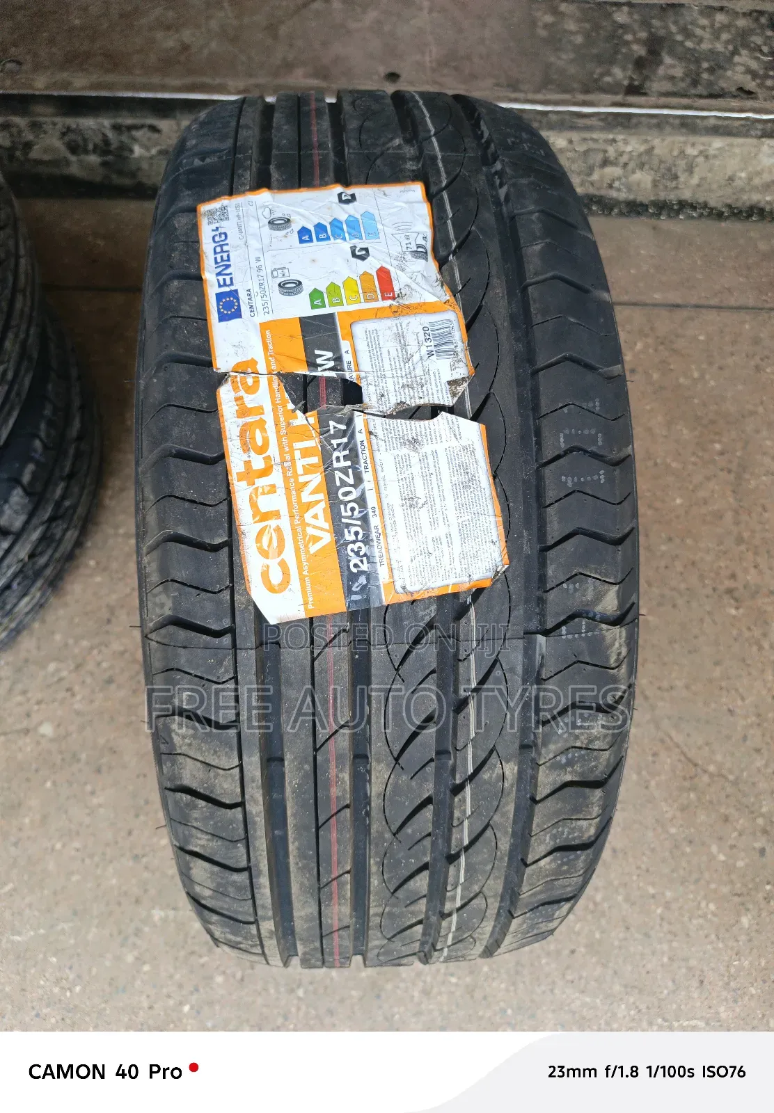 235/50/R17 Centara