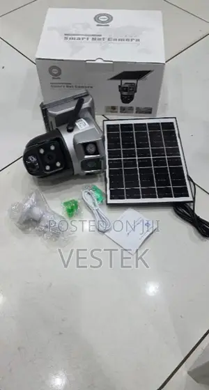 V380 Pro Dual Lens Solar Wifi Camera Long Standby