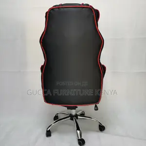Executive Leather Reclining Office Desk Chair