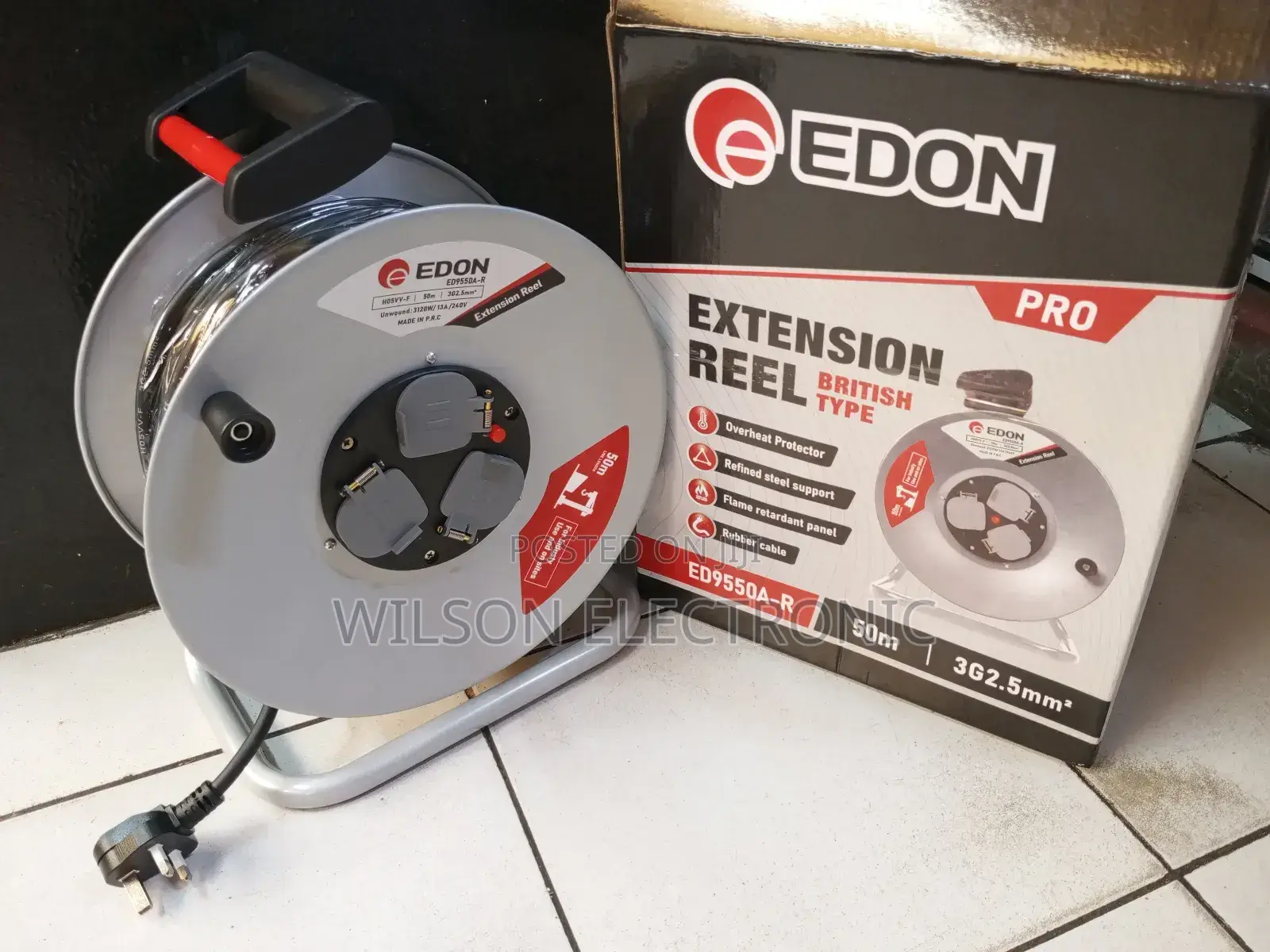 Edon Extension Cable. 50m/2.5mm
