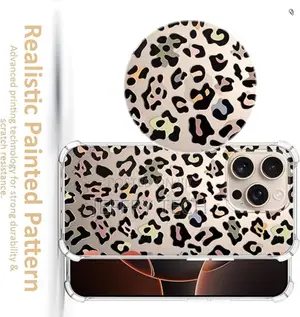 Caroki iPhone 16 Pro Max,Cute Leopard Print Pattern Case