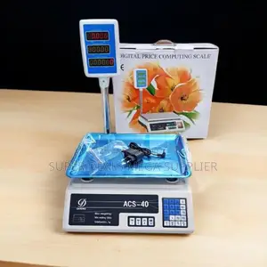 Quality Ensured Acs 40 40kgs Led Electronic Digital Weighing Scale
