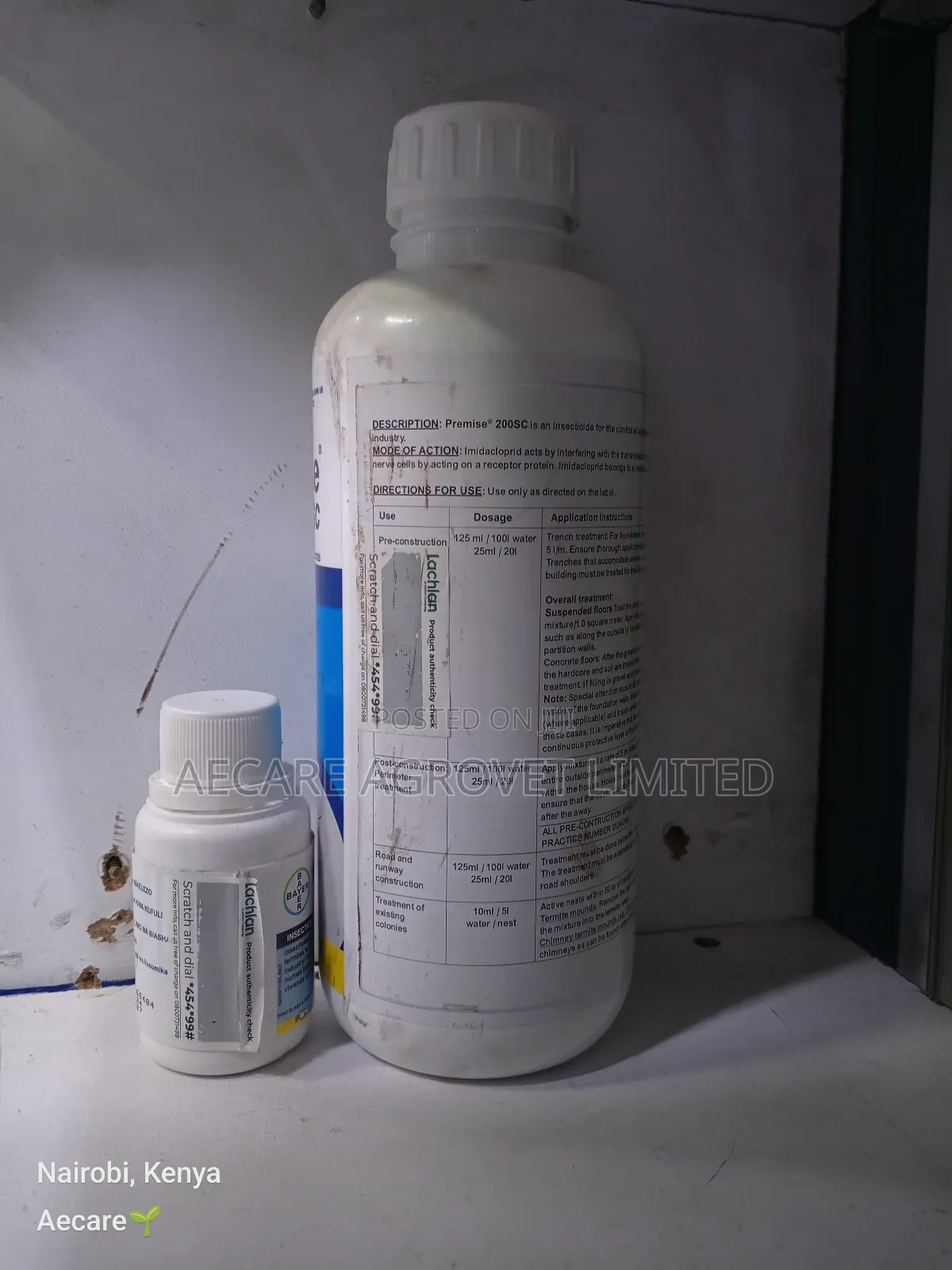 Premise 200sc Termiticide 50ml, 250ml, 1litre