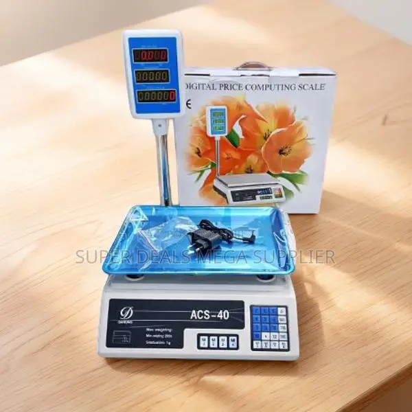 Heavy Duty Acs 40 Led Computerized Electronic Digital Weighing Scale