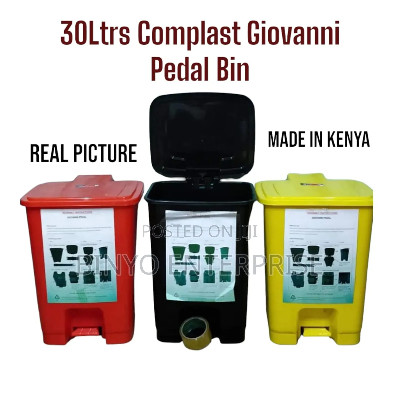 30litres Pedal Bin