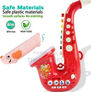 Kids Saxophone Toy Saxophone With Light Sound Best Gift for 3 -7 Years