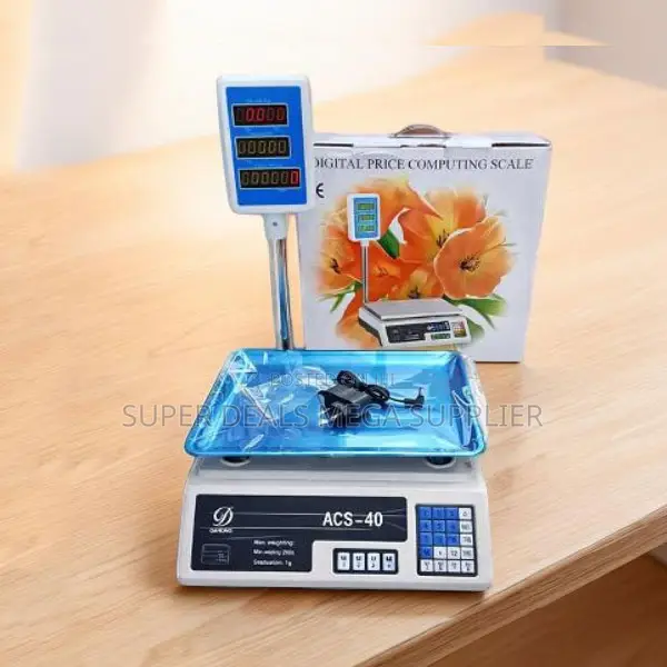 High Quality Acs 40 Rechargeable Computerized Digital Weighing Scale