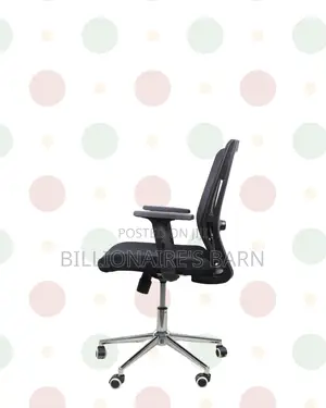 Barn Origin Mid-Back Chair Chrome Base — Office-Ready Style