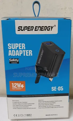 Super Energy(Charger) Se-05 Super Adapter 12w