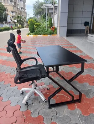 Black Office Desk Office Chair