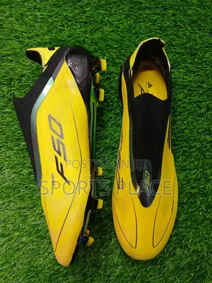 Adidas F50 Sprintplate360 Black and Yellow Football Boots