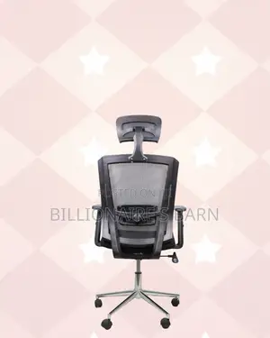 Black Ergonomic Office Chair | Office-Ready Style, Strong Base