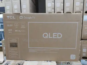 Tcl 32" Frameless Qled Google Tv, Dolby Audio, Bluetooth, Cast Enabled