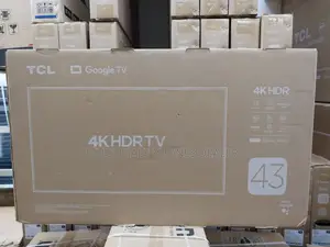 Tcl 43" Frameless 4k Hdr Google Tv, Bluetooth And Cast Enabled