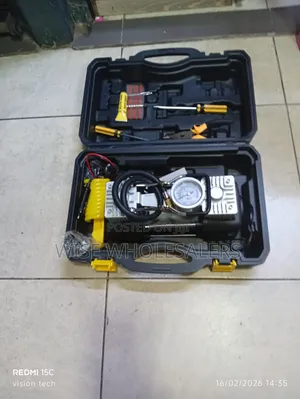 Portable Double Cylinder Car Air Compressor and Tire Repair Kit√°°