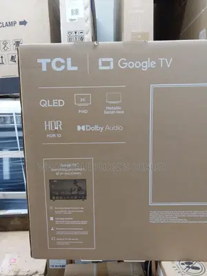 Tcl 50" Frameless Qled Google Tv, Dolby Audio, Bluetooth, Cast Enabled