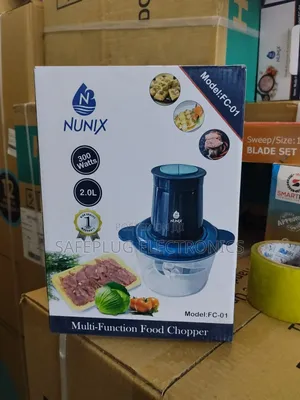 Chopper ,Nunix Fc-02 2l Food Chopper - Steel Bowl, High Motor Power