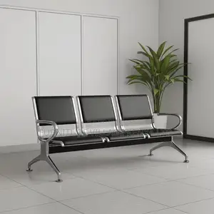 Waiting Bench; 3 Seater Lobby Waiting Bench