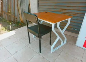 White Brown 1.2m Office Table