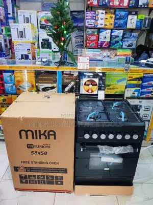 Mika Standing Cooker 3 Gas + 1 Electric, 58cm X58cm Mst58u31e3blem
