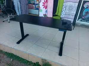 1.4m Black Electric Desk