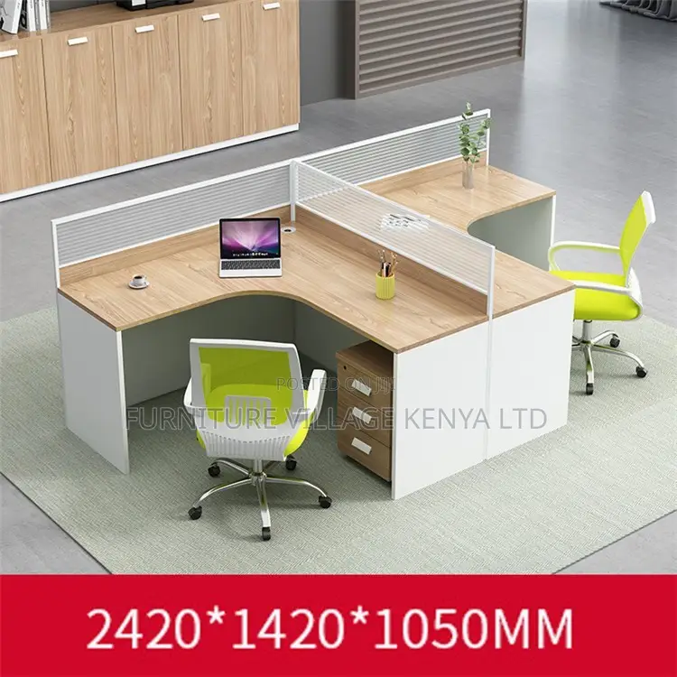 Workstation; Office 2-way Curved Workstation