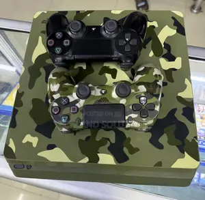Very Clean Chipped Ps4 Slim Camoflage Console