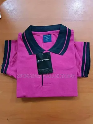 Yello and Pink Black Polo T-Shirts Available