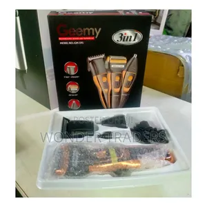 Geemy 3 in 1 Rechargeable Hair Clipper Shaver Nose Trimmer Set