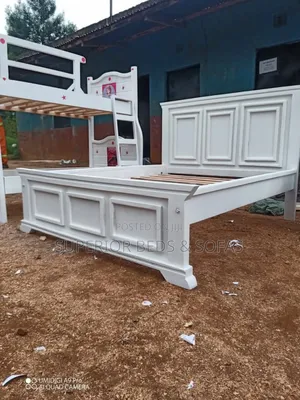 White Classic Panel Bed Size 5 by 6