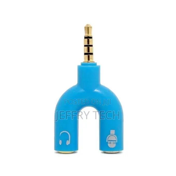 10pcs U Shape 3.5mm Jack Splitter