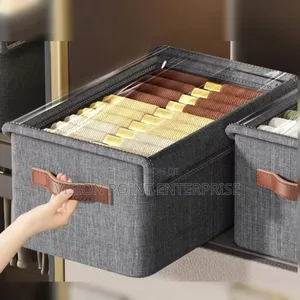 *Collapsible Fabric Organizer With a Cover / Storage Bag