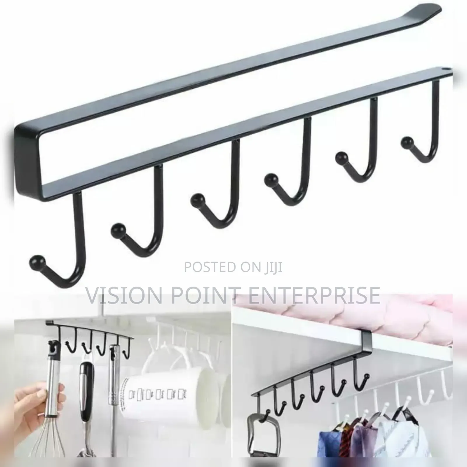 Under Shelf Metallic Organizer