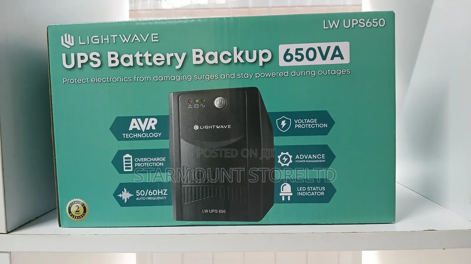 Ups Battery Backup 650va