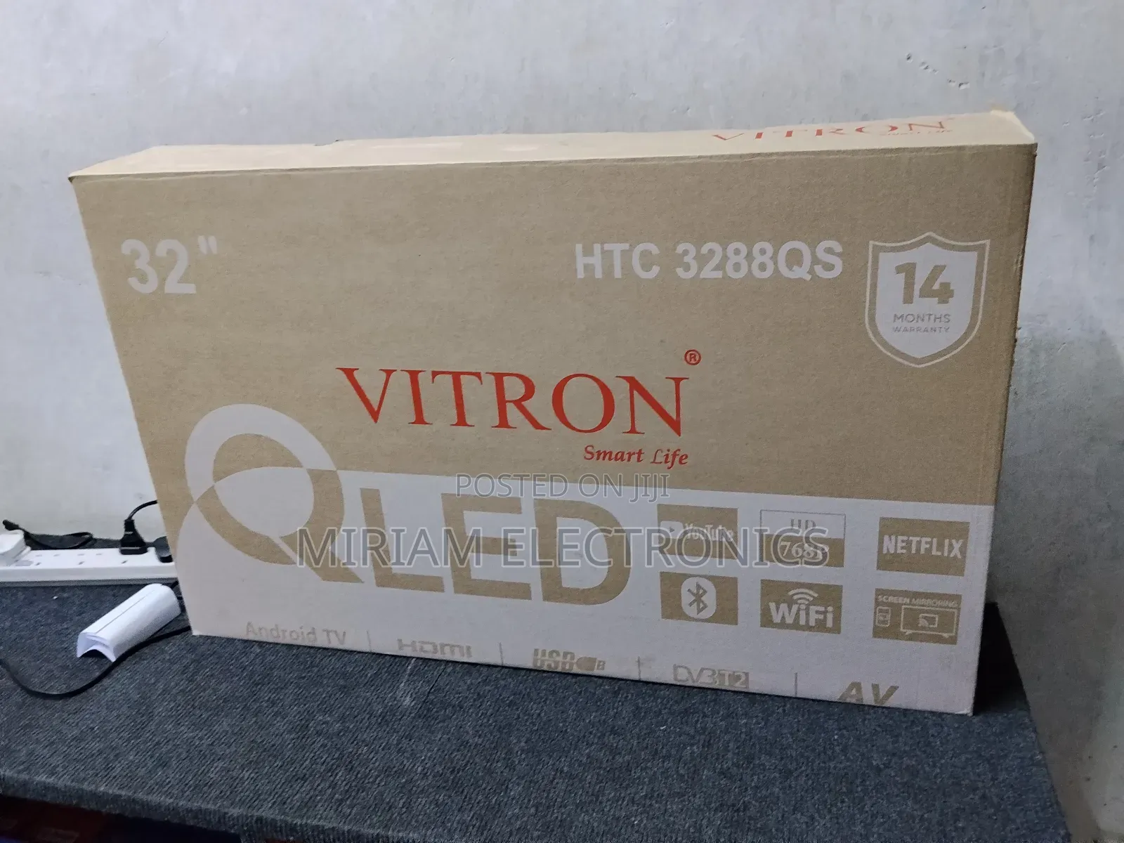 Vitron 32′′ Qled Smart Android Frameless With Bluetooth