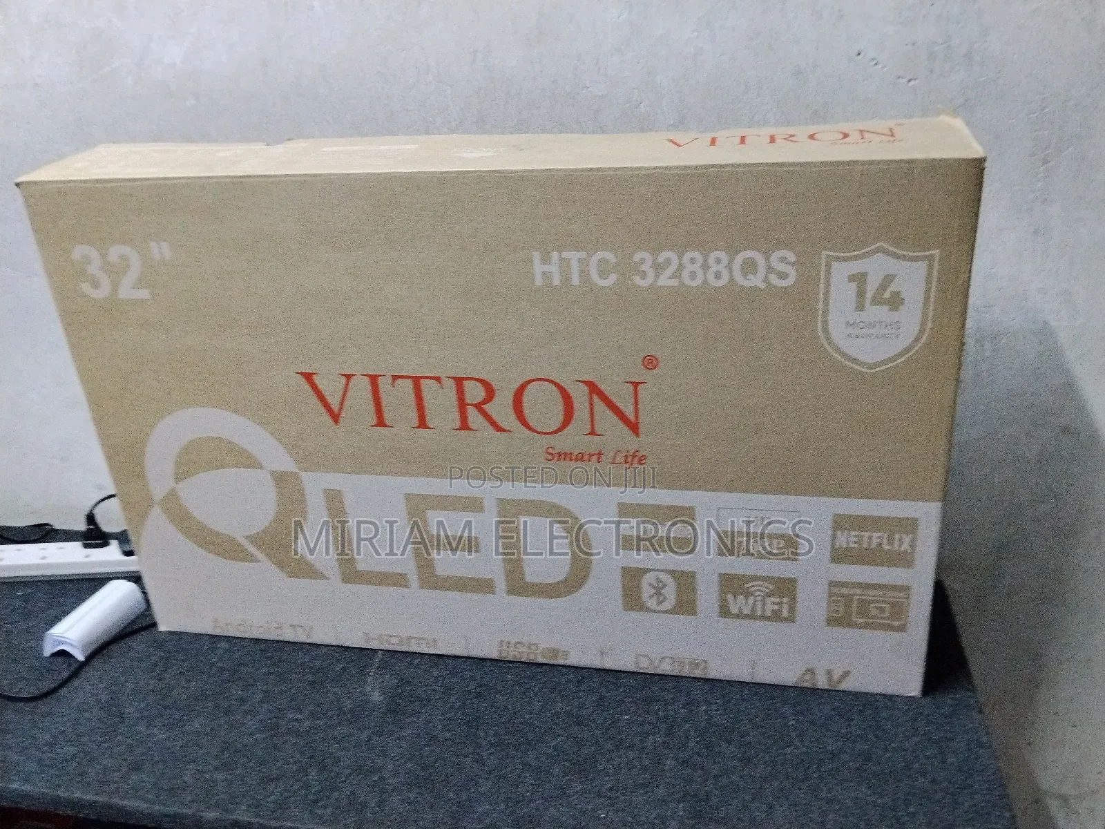Vitron 32′′ Qled Smart Android Frameless With Bluetooth