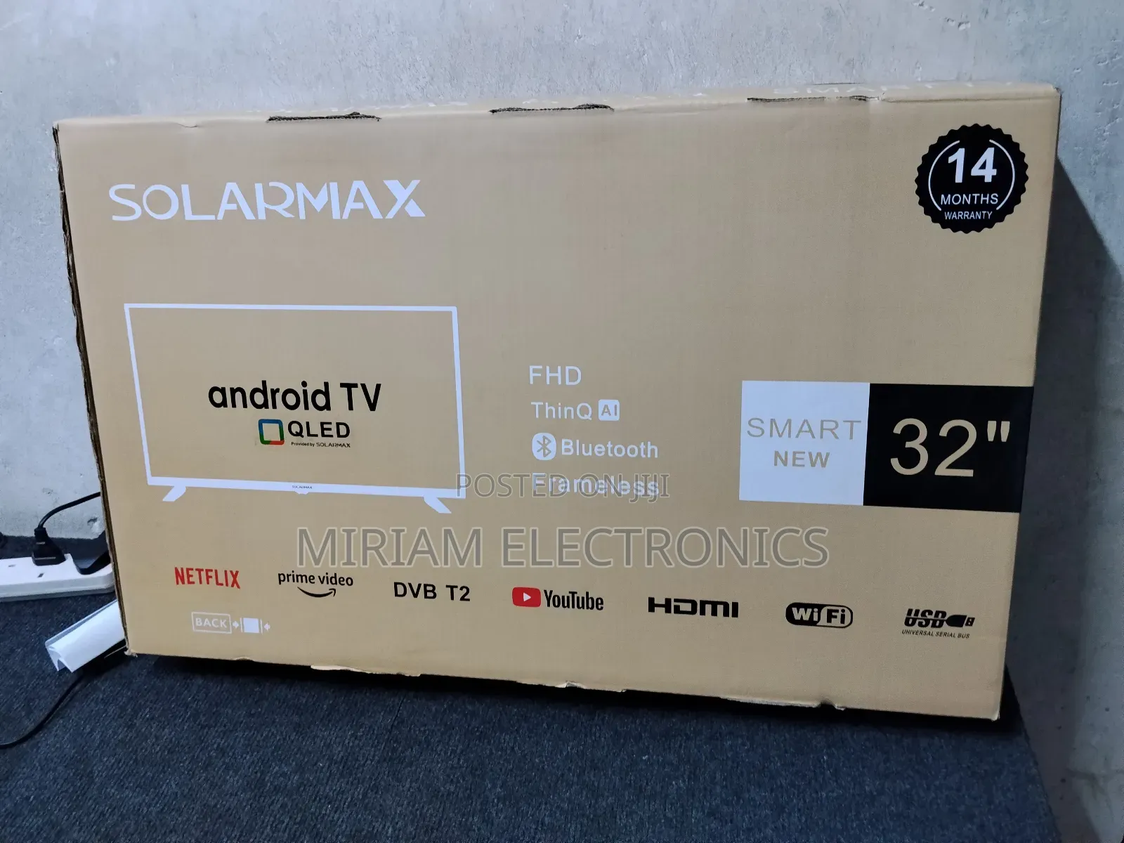 Solamax 32inch Smart Android Tv