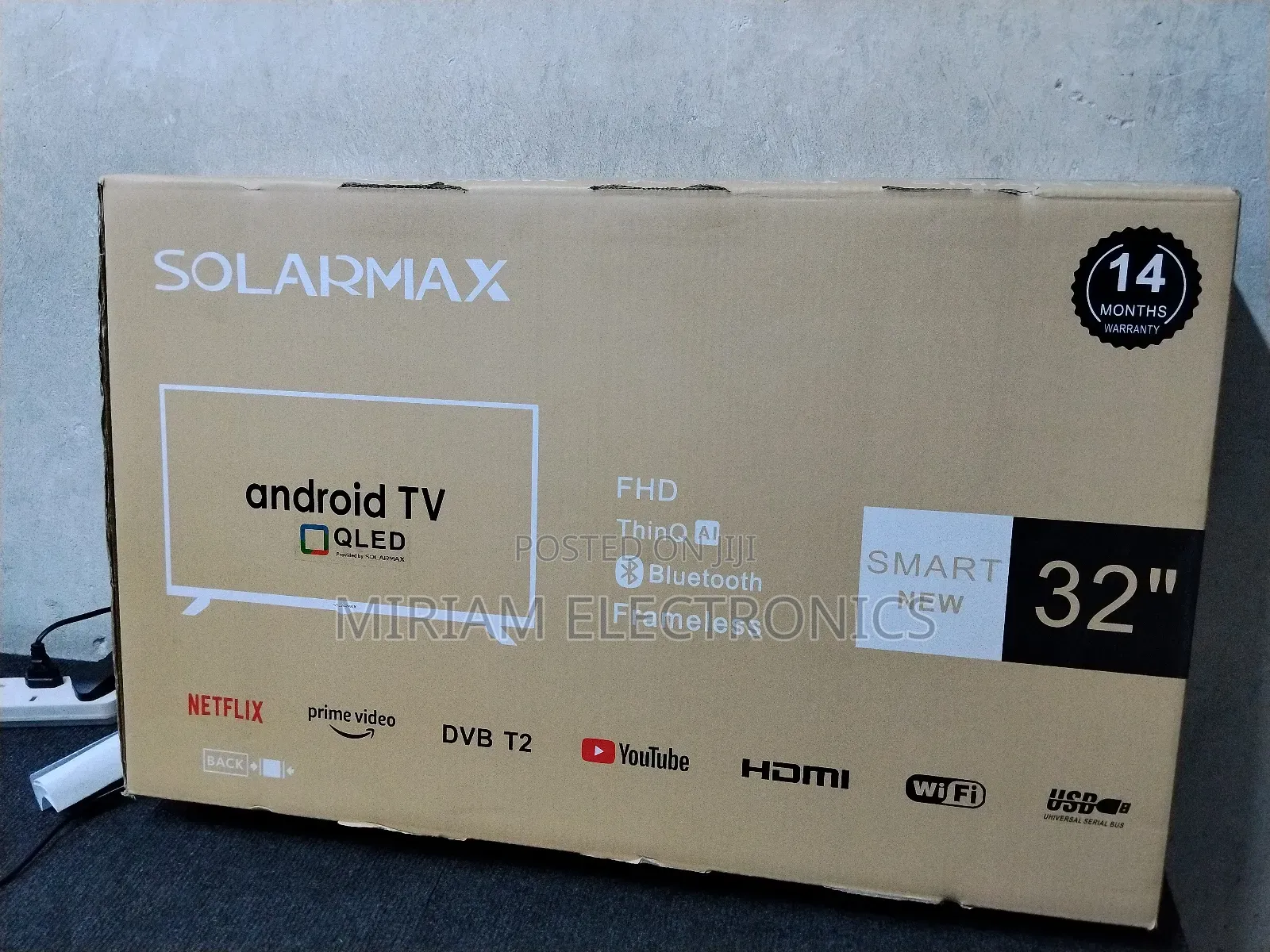 Solamax 32inch Smart Android Tv