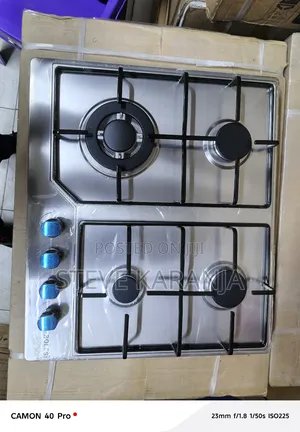 Bolesi Table Top Cooker 4gas Burner With 1 Wok Burner
