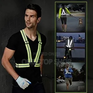 2pc Reflectors Oanger Reflective Safe Cross Belt