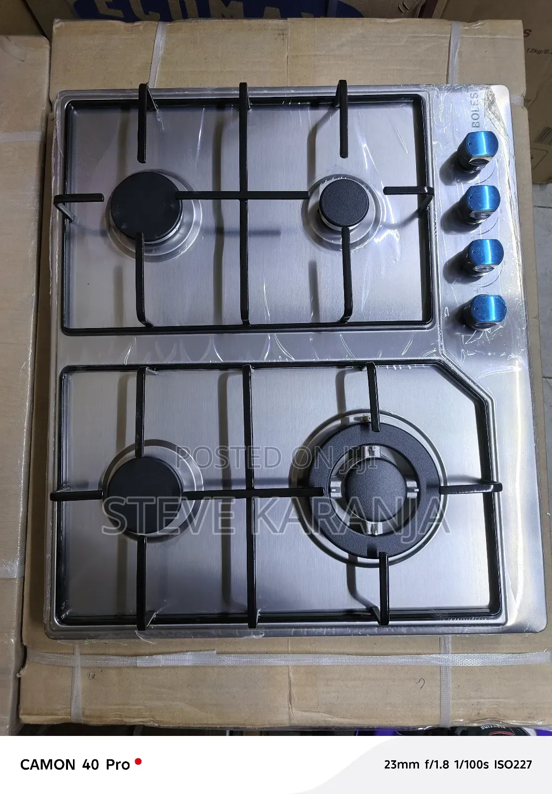 Bolesi Built in Table Top Cooker
