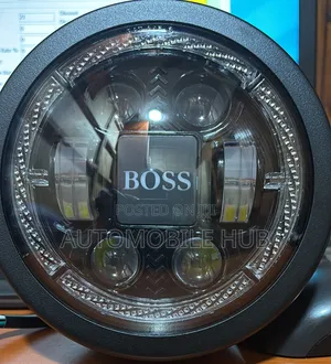 Boss Style Led Projector Headlight With Halo DRL