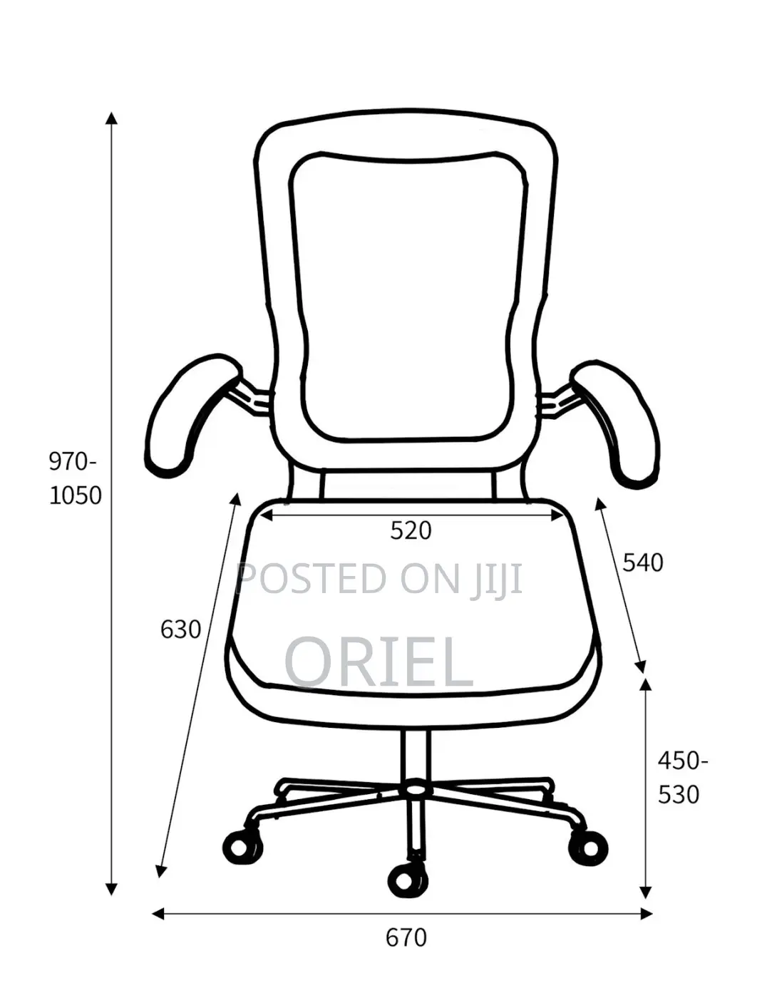 Office Chair : Gray Mesh Office Chair