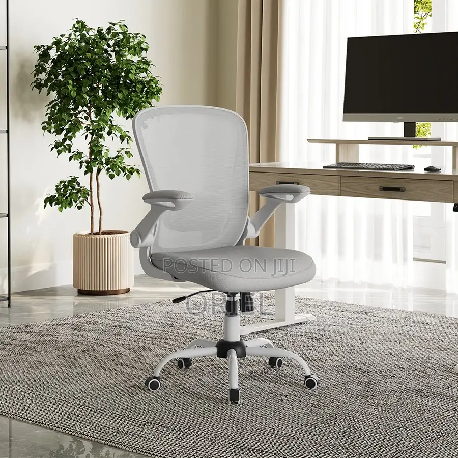 Office Chair : Gray Mesh Office Chair