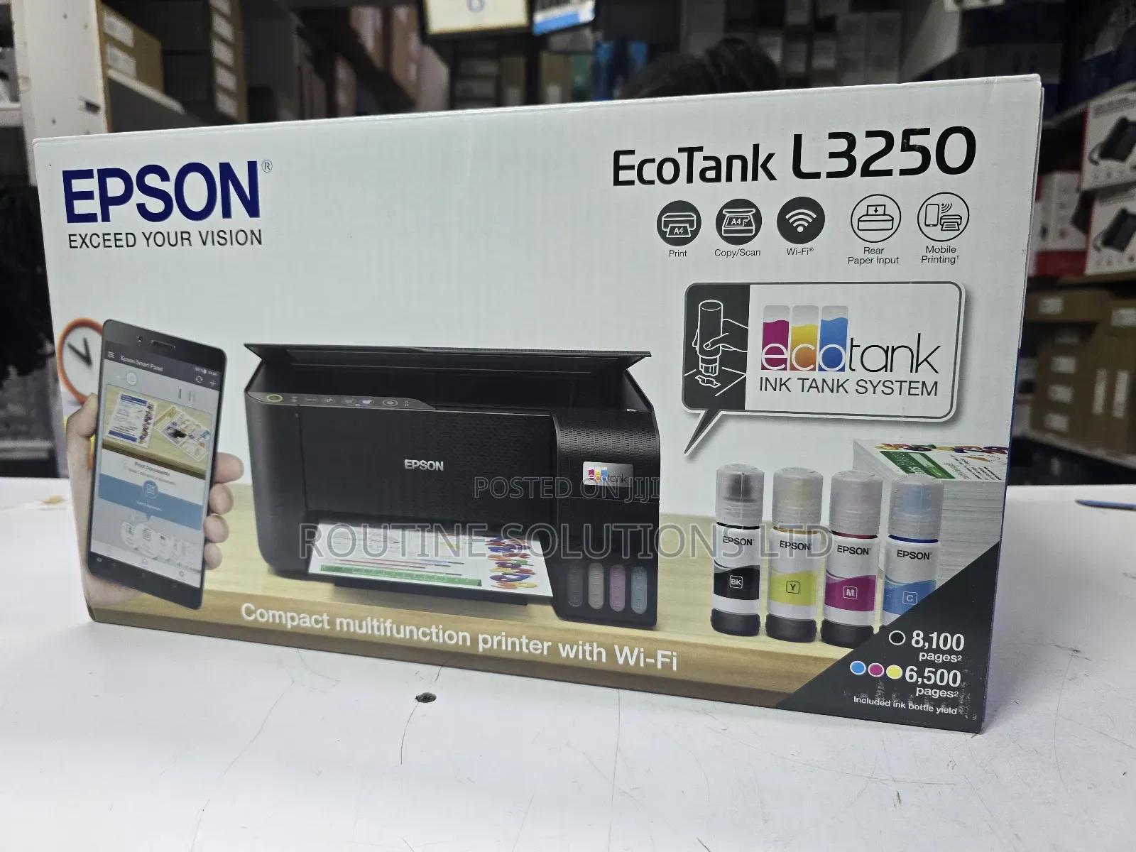 Epson Ecotank L3250 Printer / Copy Scan